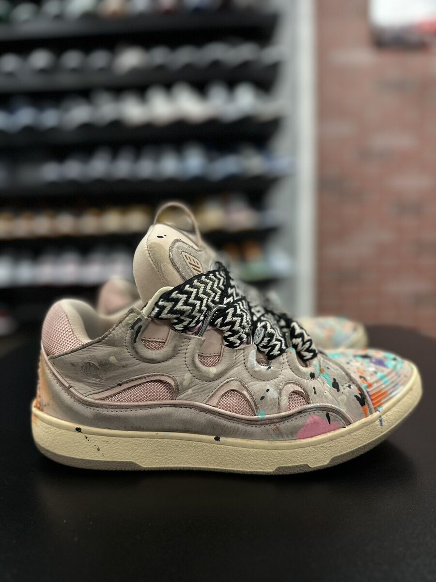 SIZE 42EU/9US - GALLERY DEPT X LANVIN CURB SNEAKER WITH BOX SIZE 42EU/9US - GALLERY DEPT X LANVIN CURB SNEAKER WITH BOX