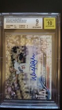 2018 TOPPS WALMART HOLIDAY SNOWFLAKE #AWB WALKER BUEHLER ROOKIE BGS/AUTO 10