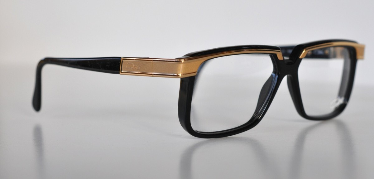 Cazal Vintage Eyeglasses NOS Model 650 Gold Black
