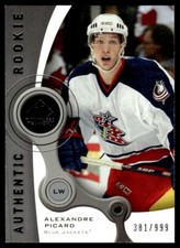 2005-06 SP Game Used Alexandre Picard Rookie 381/999 Columbus Blue Jackets #204