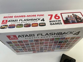 Atari Flashback 4 CONSOLE+CABLES+3 WIRELESS CONTROLLERS Poster