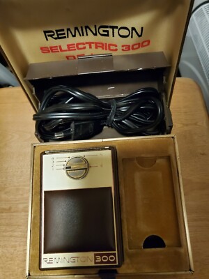 Remington Electric 300 de Luxe Rasierer Vintage französisches Modell 60er Jahre