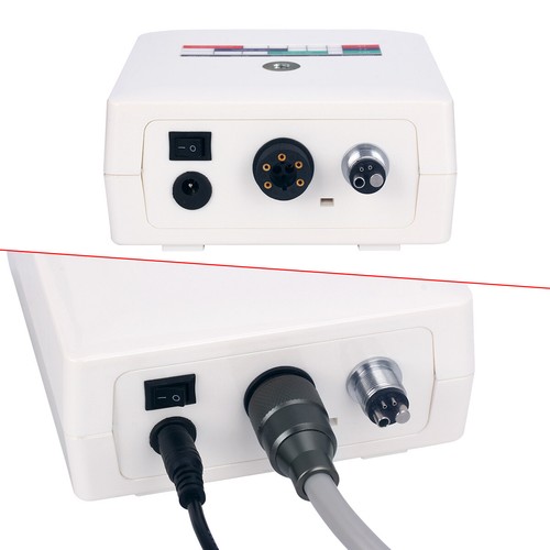 Dental LED Brushless Electric Micro Motor/1:1 Optic Fiber Contra Angle Handpiece - Picture 11 of 23