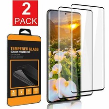2-PACK For Samsung Galaxy S21 Ultra 9H Tempered Glass Screen Protector Clear X2