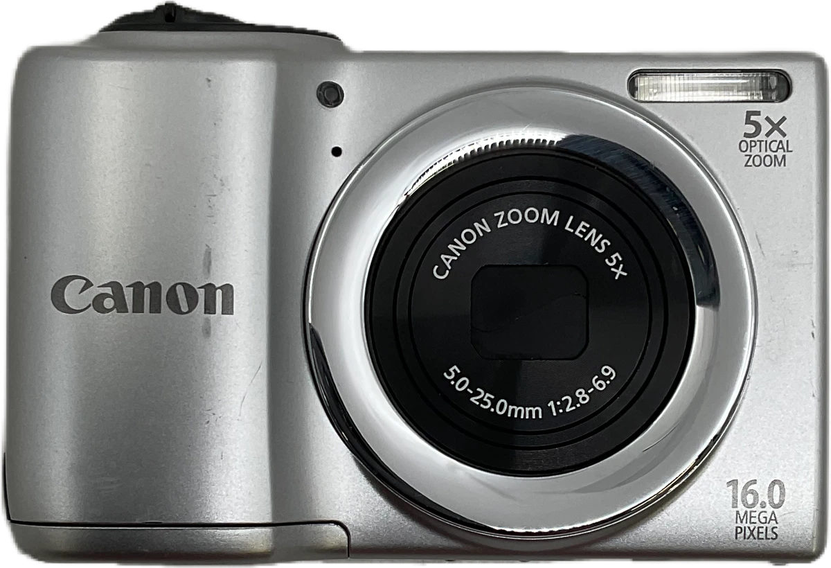 Canon PowerShot A810 16MP Point and Shoot Digital Camera Silver | eBay