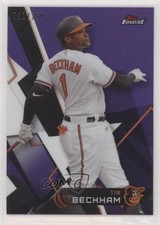 2018 Topps Finest Purple Refractor 31/250 Tim Beckham #23 2g6