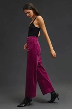 NEW Maeve Colette Corduroy Wide Leg Pants 32