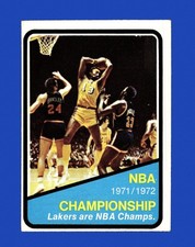 1972-73 Topps Set-Break #159 NBA Champs-Lakers VG-VGEX *GMCARDS*