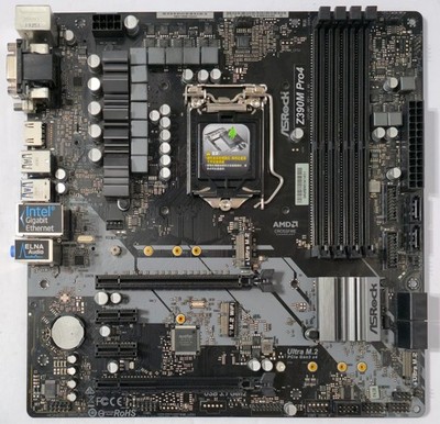 ASRock Z390M Pro4 Intel 8th/9th Gen Z390 Micro ATX Motherboard DDR4 LGA1151