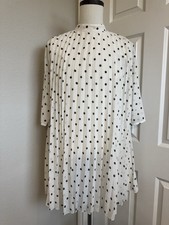 ASOS Women’s White And Black Polka Dot Pleated Dress Size 8 , Cutie  