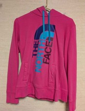 The North Face Women's Half Dome Pullover Hoodie Size Medium Pink/Teal