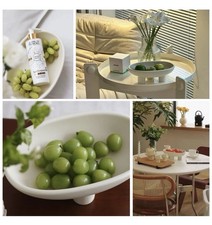 Three-Leg Ceramic Fruit Bowl