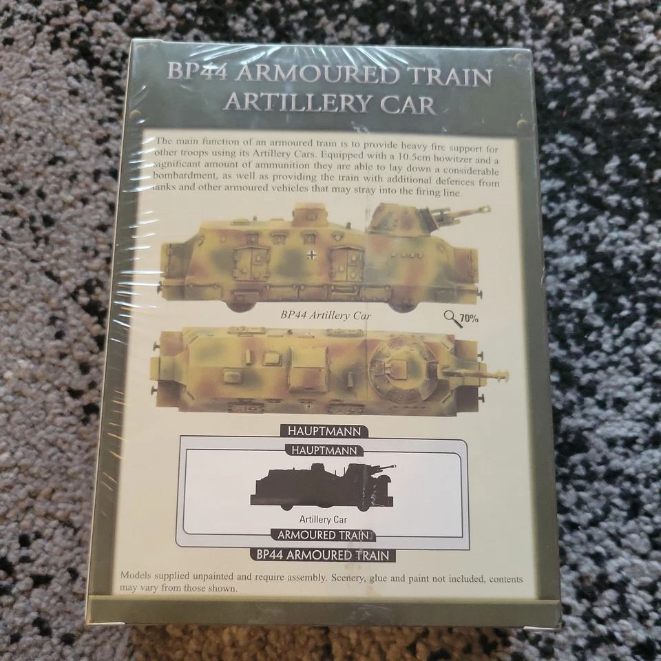 Flames of War BP44 Armoured Train Car NEU mit OVP - Bild 2 von 3