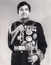 Sułtan Hassanal Bolkiah - Głowa państwa Brunei - nieznany podpis