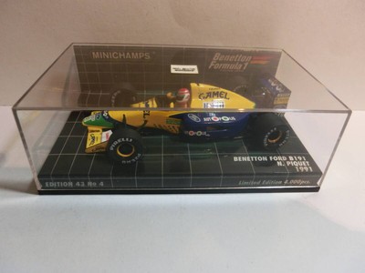 Made By Minichamps 1/43 Benetton Ford B191 20 Nelson Piquet 1991
