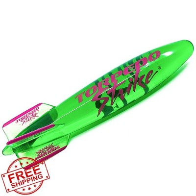 Torpedo Strike SpinFin 10.25'' Green Pool Diving Toy