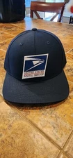 Custom Made U.S. Postal  Navy Blue   / Navy Blue Cap..Full Back ..Current Logo