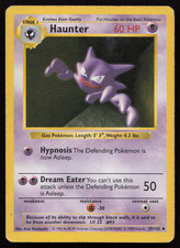 PL Pokémon TCG Haunter Base Set 29/102 Regular Shadowless Uncommon