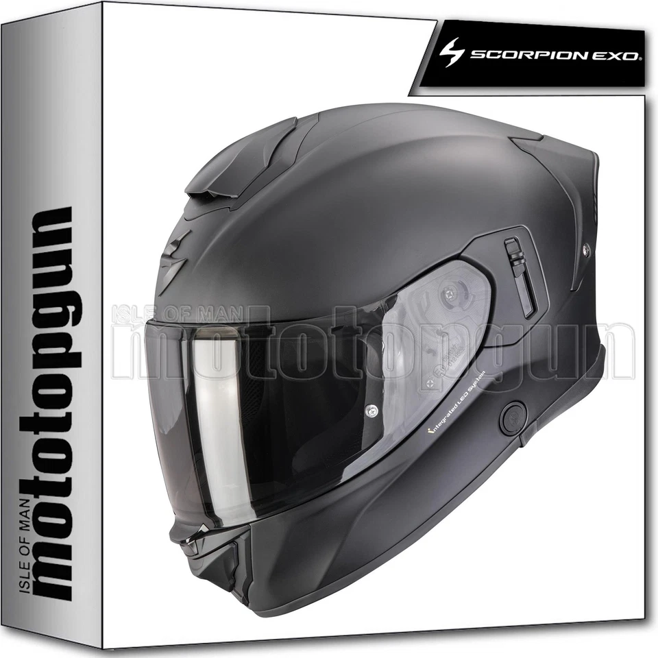 SCORPION INTEGRALHELM FÜR MOTORRAD EXO-530 I AIR SOLID MATTSCHWARZ M - Bild 1 von 3