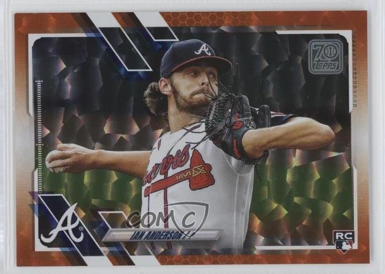 2021 Topps Orange 165/299 Ian Anderson #239 Rookie RC nd3