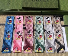 New 6X120CM Blue Silk Purse, Head Wrap Or Neck Scarf