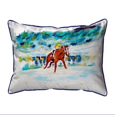 Betsy Drake Fast Start Large Indoor Outdoor Pillow 16x20