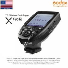 Godox XPro-N 2.4G i-TTL Ii HSS 1/8000s LCD Transmitter Trigger For Nikon DSLR