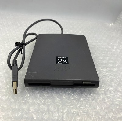 Buffalo USB 3.5 Inch Floppy Disk Drive FD-2USB External FDD USB Tested