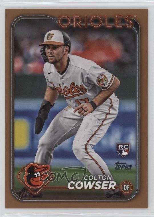 2024 Topps Series 1 Gold /2024 Colton Cowser #257 1bi0