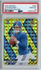 2025 Panini Mosaic Jaxson Dart REACTIVE YELLOW PRIZM Rookie #362 PSA 10 GIANTS