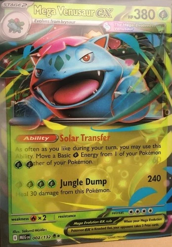 Pokemon Mega Evolutions Lenticular 3D 17X24 POSTER SIGN Ivysaur Venusaur