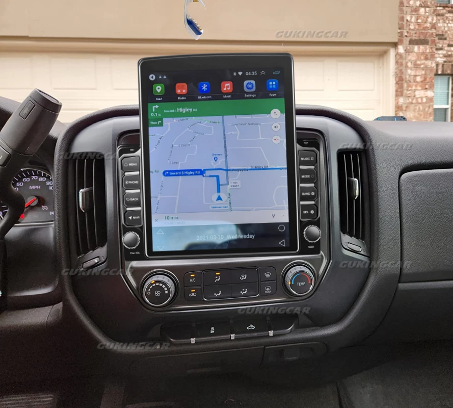 For 2014-2018 Chevrolet Silverado GMC Sierra CarPlay Android 13 Car Stereo Radio - Image 4 of 4