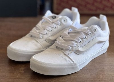 Men s Size 9 Vans Knu Skool True White VN000D22W00