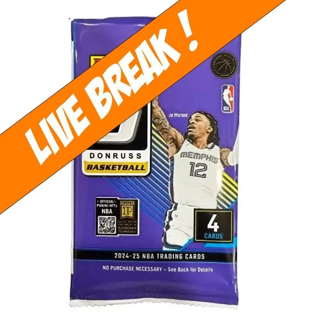 [ Live Break ] 2025 Panini NBA Donruss Optic Basketball Booster Pack (Ja Morant)