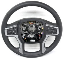 Oem Black Leather Steering Wheel For Chevrolet Silverado Gmc Sierra 84946346