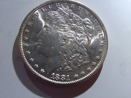 lot of 4 morgan silver dollars, unc