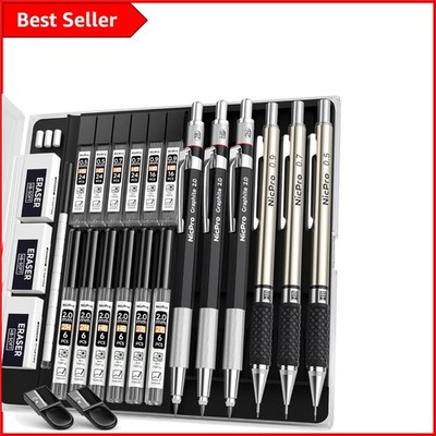 Druckbleistift Set für Künstler & Profis - 6 Bleistifte enthalten