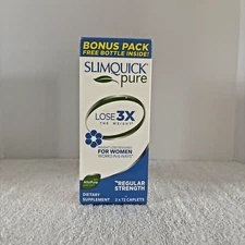 Slimquick Pure 3X Regular Strength Pills for Women BONUS PACK - 10/25