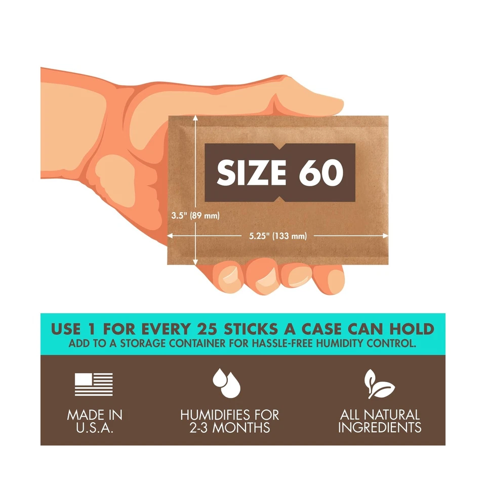 Paquetes de control de humedad bidireccional Boveda 75 % solucionan pérdida de humedad importante en... Envío rápido Foto 2 de 4