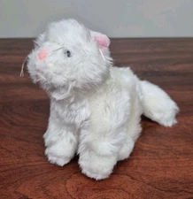 Ganz Webkinz White Persian Kitty Cat Stuffed Animal Plush No Code- Read