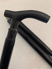 Antique Brass Head Handle Victorian Style Black Wooden Walking Stick Cane Gift
