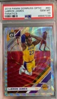 2019 Donruss Optic Fanatics Lebron James Prizm Card #60 NBA PSA 10 GEM MINT SP