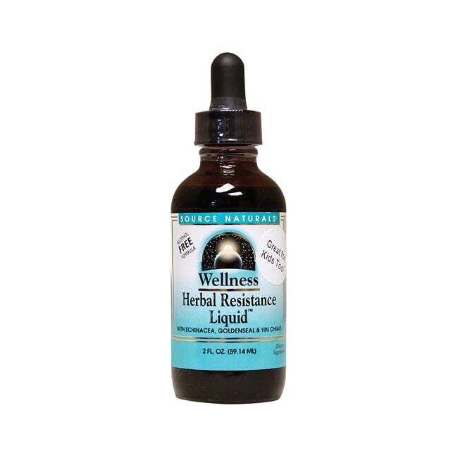 Source Naturals Wellness Herbal Resistance Безалкогольное 2 ж. унц. Liq