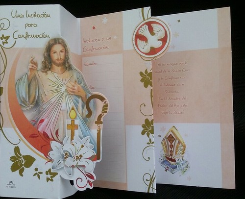 Invitaciones Confirmacion,niño,(Spanische Konfirmationseinladungen)Geschenke,Mädchen,Junge - Bild 2 von 11