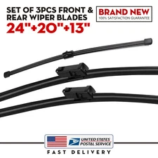 Front+Rear Wiper Blades Set fit 2009-2023 Audi Q5 Windshield Windscreen Durable
