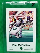 🏈RARE 1987 Philadelphia Eagles Police PAUL McFADDEN🏈 NM NR-MINT