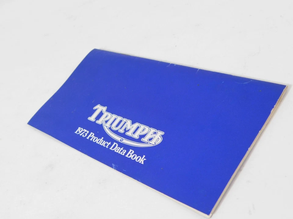 Libro de datos de productos Triumph 1973 genuino OEM X75 Hurricane TR5T T 100 120 140 150 Foto 4 de 4