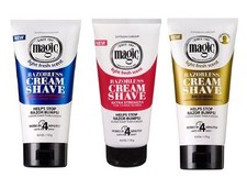 3 Pack Offer - Softsheen Carson Magic Razorless Cream Shave - No Shaving Blade