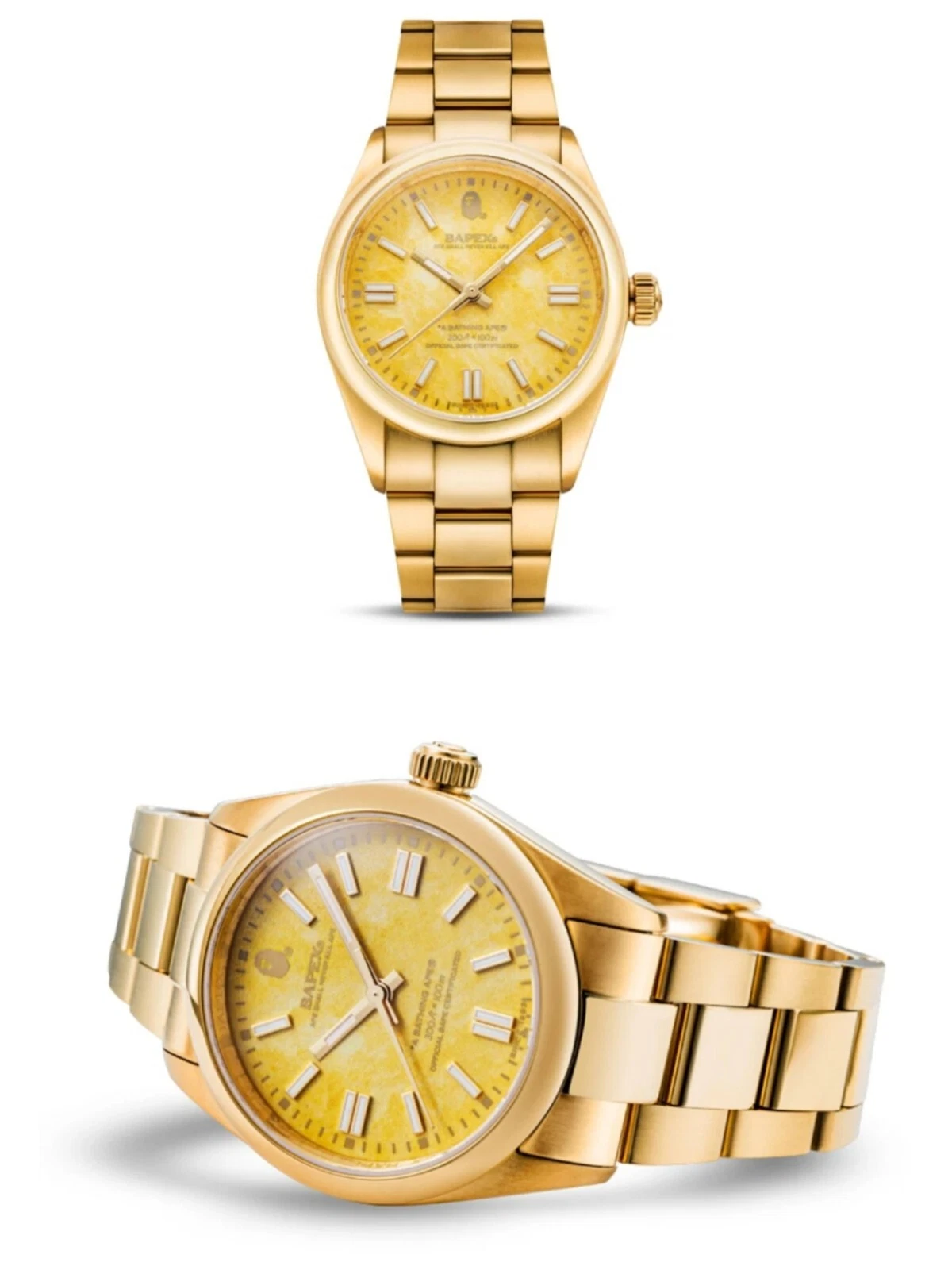 A BATHING APE (BAPE) Orologio A BATHING APE TYPE 7 BAPEX #2 1I80 187 003 Giallo