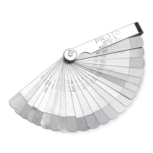 PROTO J000N Tapered Feeler Gauge Set,Dim Type Inch 5C587